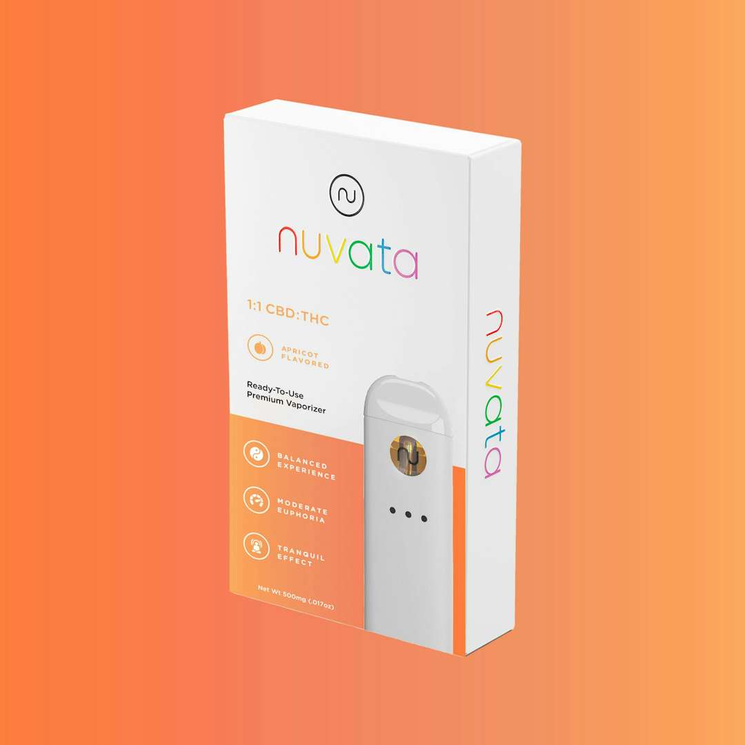 Apricot Flow 1:1 CBD:THC Disposable 1g